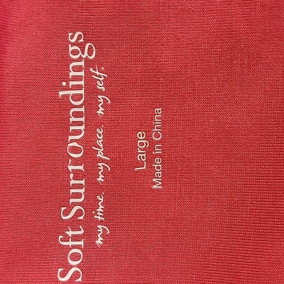 Soft Surroundings Pink Embroidered Silk Lace Hi Lo Lined Tunic Size L - Picture 7 of 12